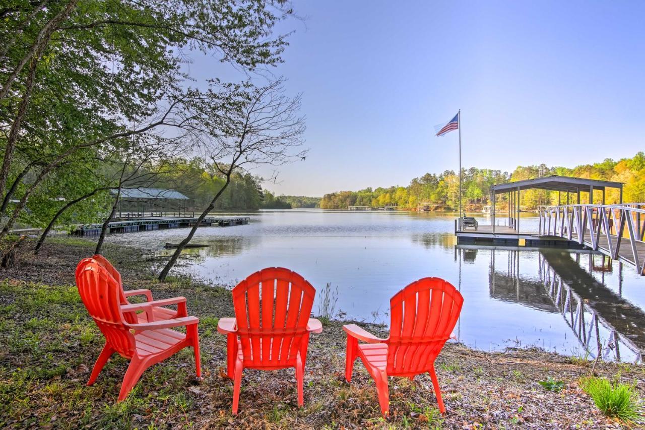 Lakefront South Carolina Abode With Deck And Boat Dock Fair Play Exterior foto