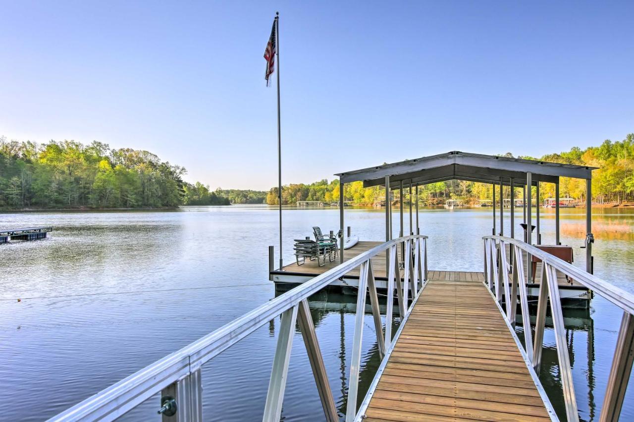 Lakefront South Carolina Abode With Deck And Boat Dock Fair Play Exterior foto